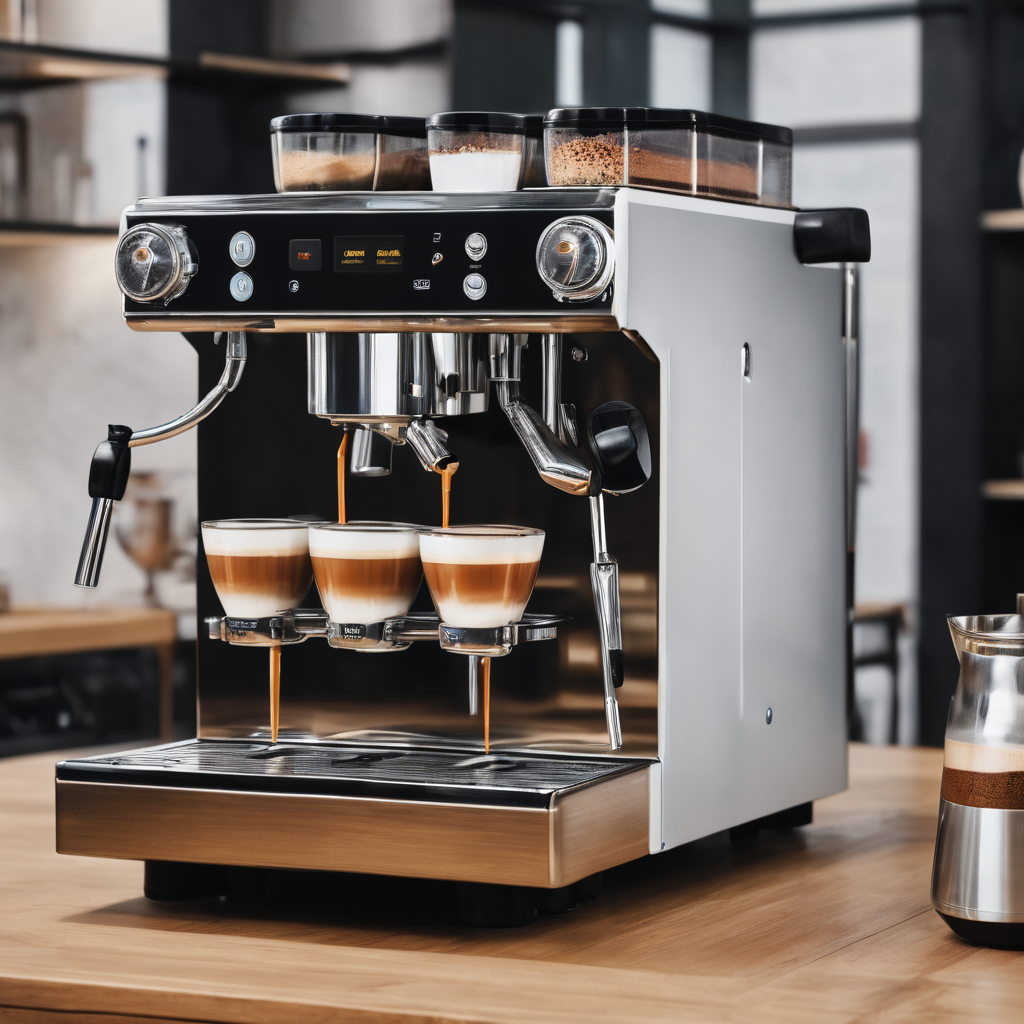 Commercial espresso machine